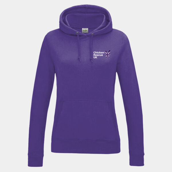Chicken Rescue UK Ladies Pullover Hoodie Thumbnail