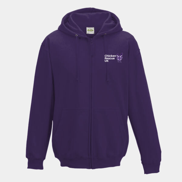 Chicken Rescue UK Zipped Hoodie Thumbnail